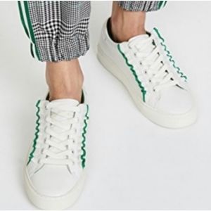 TORY Burch SPORT White RUFFLE SNEAKER Size 9.5.